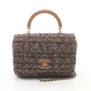 Chanel Vintage Pre-owned Tyg chanel-vskor Brown, Dam