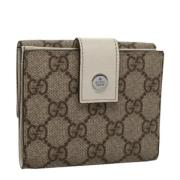 Gucci Vintage Pre-owned Laeder plnbcker Beige, Dam