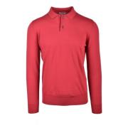 Ballantyne Polo i bomullsblandning Red, Herr