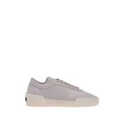 Fear Of God Grå Läder Aerobic Låga Sneakers Gray, Herr