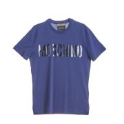 Moschino Ikonisk Blå T-shirt Blue, Herr