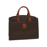 Celine Vintage Pre-owned Tyg handvskor Brown, Dam