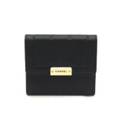 Chanel Vintage Pre-owned Laeder plnbcker Black, Dam