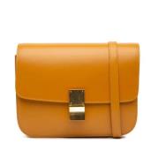 Celine Vintage Pre-owned Laeder crossbodyvskor Orange, Dam