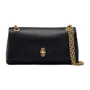 Marc Jacobs Dual Chain Wallet Svart Elegant Kompakt Väska Black, Dam