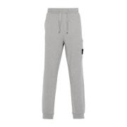 Stone Island Heather Grey Bomull Cargo Track Byxor Gray, Herr