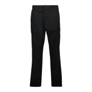 Moncler Svarta Cargo Gabardine Byxor Black, Herr