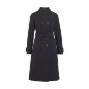 Herno Trenchcoat Black, Dam