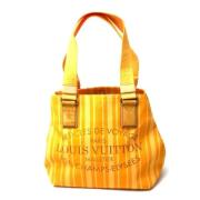 Louis Vuitton Vintage Pre-owned Bomull louis-vuitton-vskor Yellow, Dam