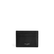 Dolce & Gabbana Svart Öppna Toppkortplatser Black, Herr