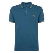 Fred Perry Twin Tipped Skjorta Blue, Herr