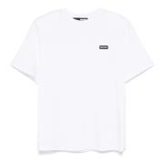 Rotate Birger Christensen Vit Appliqué Logo Crew Neck T-shirt White, D...