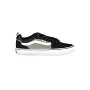 Vans Svart Polyester Sneaker med Kontrastdetaljer Black, Herr