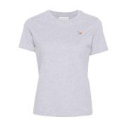 Maison Kitsuné T-Shirts Gray, Dam