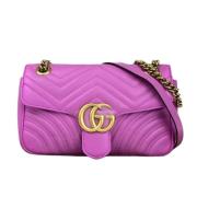 Gucci Vintage Pre-owned Laeder gucci-vskor Purple, Dam