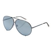 Porsche Design Ruthenium/Ljusblå Solglasögon Blue, Unisex