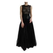 Dolce & Gabbana Maxi Dresses Black, Dam