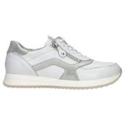 Waldläufer Vit Silver Sneaker med Dragkedja White, Dam