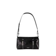 Zadig & Voltaire Svart läder crossbodyväska Black, Dam