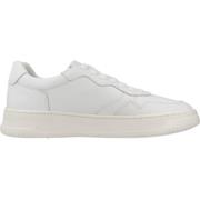 Geox Stiliga Sneakers för Män White, Herr