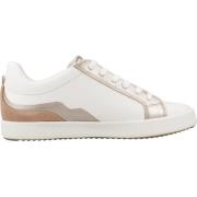 Geox Blommiga Sneakers för Kvinnor White, Dam