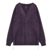 Needles Kort Cardigan Tröja Purple, Herr