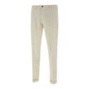 Re-Hash Vita Chinos Byxor Bomullsblandning White, Herr