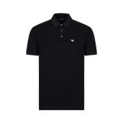 Emporio Armani Grundläggande Polotröja Black, Herr