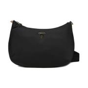 Guess Eco Gemma Hobo Axelväska Black, Dam