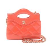 Chanel Vintage Pre-owned Laeder chanel-vskor Orange, Dam