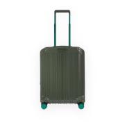 Piquadro Slim Cabin Trolley Resväska Green, Herr