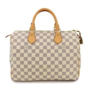 Louis Vuitton Vintage Pre-owned Canvas louis-vuitton-vskor White, Dam