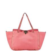 Valentino Vintage Pre-owned Laeder axelremsvskor Pink, Dam