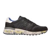 Premiata Casual Sneakers för Män Black, Herr