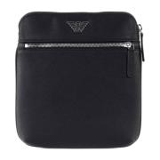 Emporio Armani Svarta väskor - Stilfull samling Black, Herr