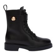 Furla Sfera Snörning Ankelboots Black, Dam