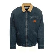 Carhartt Wip Detroit Denimjacka med Quiltad Foder Blue, Herr