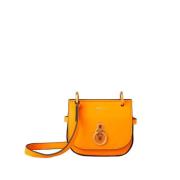 Mulberry Micro Amberley Dubbel Gul Läder Väska Yellow, Dam