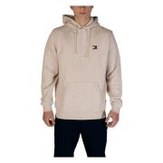 Tommy Jeans Herr Capshirt Sweatshirt Beige, Herr