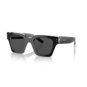 Dolce & Gabbana Metallkärna Multifaceted Solglasögon Black, Unisex