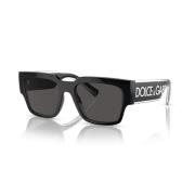 Dolce & Gabbana Modiga Unisex Solglasögon, Ikonisk Stil Black, Unisex