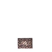 Baldinini Wallet in leopard-print pony skin Multicolor, Dam