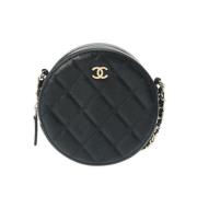 Chanel Vintage Pre-owned Laeder chanel-vskor Blue, Dam