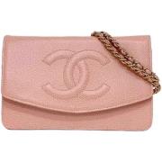 Chanel Vintage Pre-owned Laeder chanel-vskor Pink, Dam