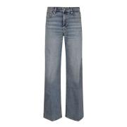 7 For All Mankind Vida vidbrädda vida jeans Blue, Dam