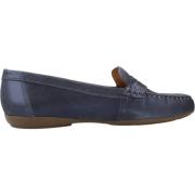 Geox Stiliga Loafers för Män Blue, Dam