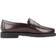 Sebago Svarta läderloafers Red, Herr