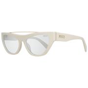 Emilio Pucci Vit Cat Eye Solglasögon White, Dam