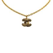 Chanel Vintage Pre-owned Metall chanel-smycken Yellow, Dam