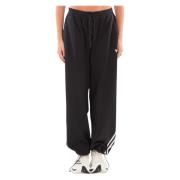 Y-3 Svarta Trackpants med 3 Ränder Black, Dam